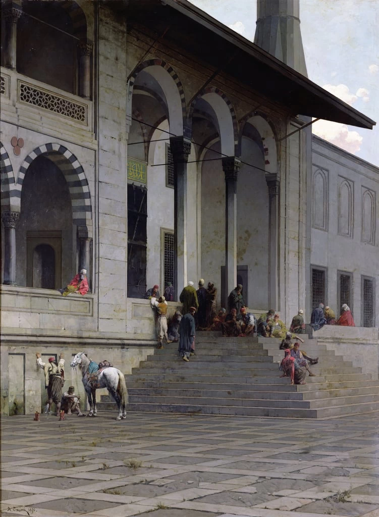 L'ingresso della moschea Yeni - Djami a Costantinopoli, Musee des Beaux, Arts, Nantes